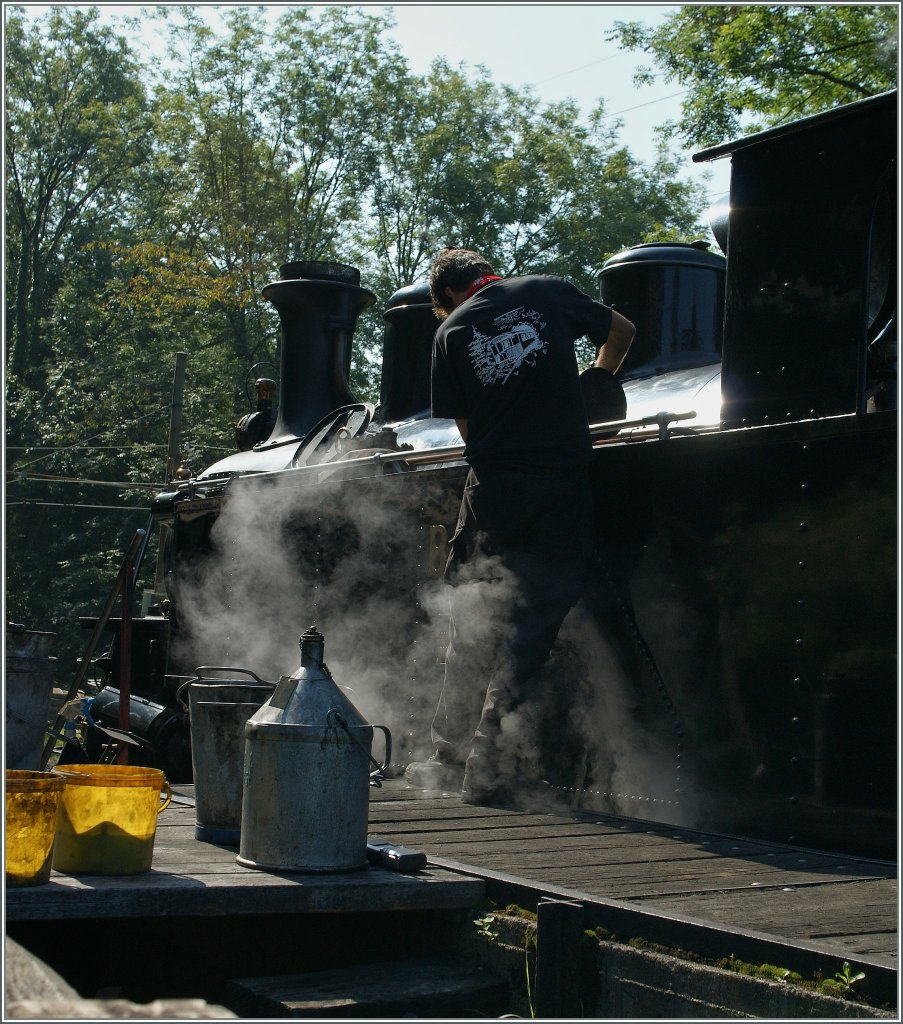Blonay-Chamby Bahn Ambiente. 
9. Sept. 2012