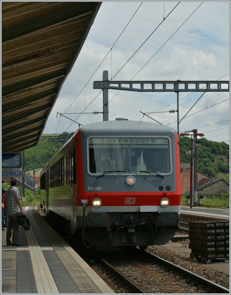 Der Zug mit den Hellertalern kommt...
Wasserbillig, den 14. Juni 2013