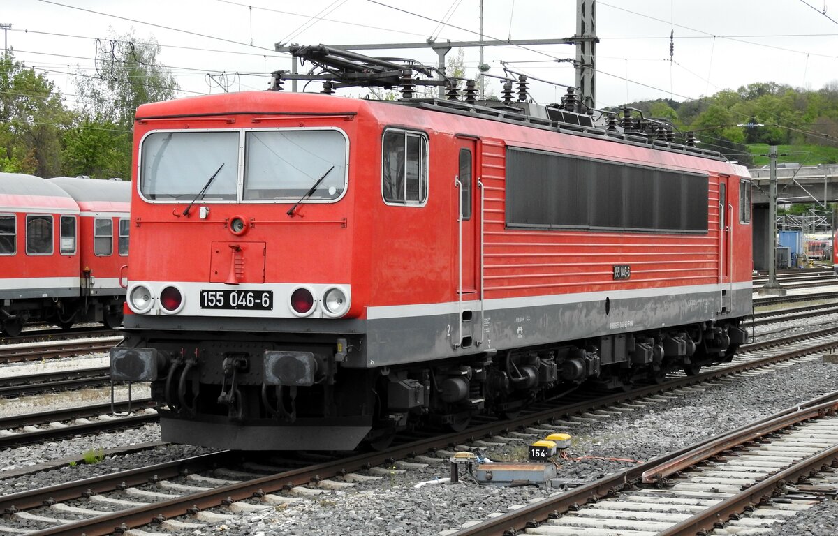 155 046-6 (91 80 6 155 046-6 D-FWK) in Ulm am 04.05.2019.