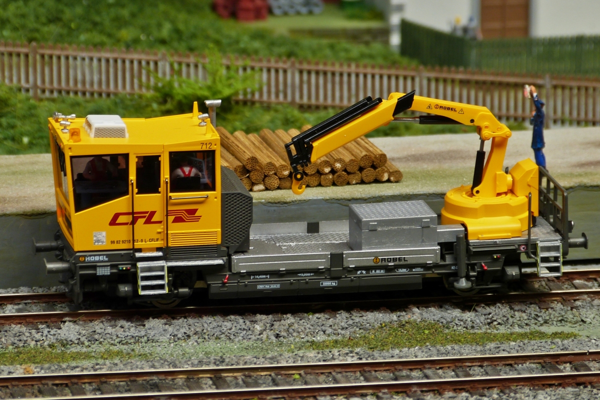 Dampffestival im Fond de Gras (Train 1900), in den hallen des Vereins waren Modellbahnen aufgebaut, auf diesen ist mir dieses Modell eines CFL Robels aufgefallen. 04.09.2022 