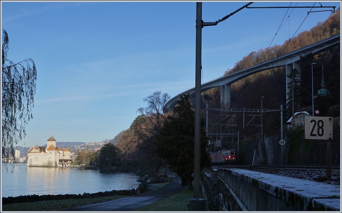 Die Bahn beim Château de Chillon auf eine etwas andere Art.
6. Dez. 2016