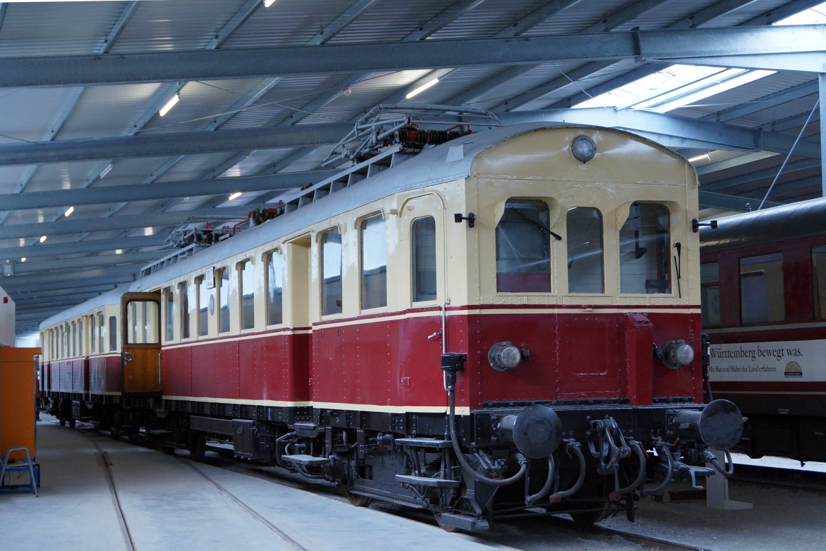 SVG: ET 85, Fuchs (1927) aufgenommen am 25. April 2015 in der Eisenbahn Erlebniswelt Horb am Neckar.
Foto: Walter Ruetsch 