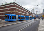 Stra�enbahn Stockholm:  Triebwagen 2 der SL (AB Storstockholms Lokaltrafik), ein SL A34 bzw.