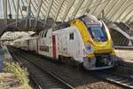 Triebzug M7 gebaut von Bombardier, (jetzt Alstom), wird seit 2018 an die SNCB ausgeliefert, sie k�nnen mit Selbstfahrenden Triebz�gen oder mit E-Loks gekoppelt werden.