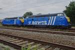 Am grauen Morgen von 14 Juli 2022 steht Infrabel 6236 mit ein Schwesterlok in Lier abgestellt.