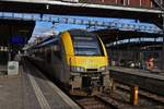 SNCB Desiro AM08 542 hat soeben seinen Streckenendbahnhof der Stadt Luxemburg erreicht.