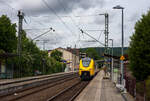 Nun sind die HLB SIEMENS Mireo Plus B wohl schon im Planbetrieb: Der HLB 563 801 / 563 901 (94 80 0563 801-0 D-HEB / 94 80 0563 901-8 D-HEB), ein zweiteiliger Hybridtriebzug (E/Akku) der BR 563 vom