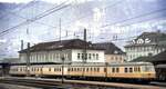 719 001-0 Schienenprüfzug in Geislingen Steige am 06.02.1982.