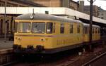 DB Gleismesszug 726 004-5 mit 725 004-6 in Hannover Hbf im September 1983.