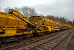 Plasser & Theurer Material-, Förder- und Siloeinheiten MFS 38 (teilweise auch BSW 2000 - Bunker-Schüttgut-Wagen genannt) der HERING Bahnbau, Burbach, Nr.