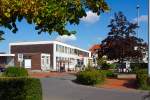   Empfangsgeb�ude vom Bahnhof Butzbach an der Main-Weser-Bahn (KBS 630 bei km 151,9, am 20.08.2014.