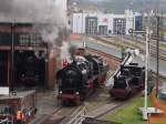 Am 16.04.2015 laufen im Bw Dresden Altstadt die Vorbereitungen für das 7.