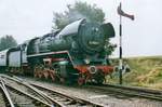 Scanbild von VSM-Dampfross 44 1593 in Beekbergen, das Bw dieser Niederl�ndischen Museumseisenbahn, 4 September 2000.