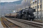 Die VVT 52 221 mit ihrem Extrazug 30502 bei der Ankunft in Vevey.