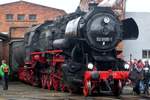 Am 19 September 2015 war 52 8195 Gast ins Bw Arnstadt.