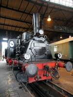 89 6009 im Schuppen beim 8.Dampfloktreffen in Dresden Altstadt am 15.04.2016.