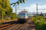 Die 1151 der ITB - Industrietransportgesellschaft mbH Brandenburg (92 82 0001 151-0 L-ITB), am 19.09.2018 beim Hbf Brandenburg an der Havel.