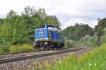 Die MWB V 1253 fährt in Richtung Ulm am 01.09.2010.