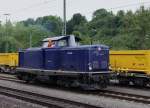 UTL: Die V 100 2024 im Dienste von UTL wartete am 18.