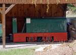 Feldbahnlok ZL 105 am 01.04.2012 bei Heimatmuseum Kirchen/Sieg.