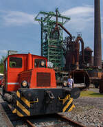 Ex O&K 1, Werkslok Orenstein & Koppel, Werk Dortmund-Dorstfeld, am 05.06.2011 (betriebsfähig) im LWL-Industriemuseum Henrichshütte in Hattingen.