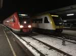 612 107 als Ire von Stuttgart Hbf nach Aulendorf.