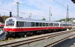 NE 81 mit Beiwagen VS 250 der Schw�bischen Alb Bahn in Ulm im Pendelverkehr nach M�nsingen am 16.09.2020.