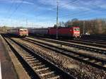 Noch einer der letzten Ulmer 628.2 ist der 628 347 wo ich am 10.12.16 in der Abstellanlage von Crailsheim traf.
