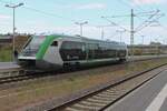 S-Bahn mit 641 011 steht am grauen Nachmittag von 26 Mai in Halle (Saale) HBf abfahrtbereit.