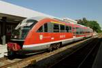 Am 31 Mai 2014 steht DB 642 611 'Rockenhausen' in Landau (Pfalz).