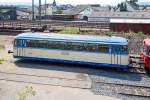 Der VT 57 (95 80 0798 808-2 D-EVG) der Eifelbahn Verkehrsgesellschaft mbH (EVG), ex HWB VT 57 (Hochwaldbahn, Hermeskeil), ex EBM, Dieringhausen, ex DKB VT 206 (D�rener Kreisbahn), ex DB 798 808-2 und