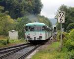 798 653 und weitere der  Ulmer Spatz  in Rechtenstein am 14.09.2019.