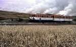 WEG T 30 oder T 31 mit zwei Anh�ngern bei Nellingen am 07.10.1984.