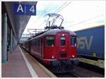 Re 4/4 I 10019 und 10008 der Centralbahn AG (Basel) mit einem Sonderzug am 01.05.2012 im Bahnhof Kassel-Wilhelmshöhe.
