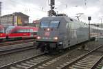 Am 27 Dezember 2016 verlässt 101 004 Münster Hbf.