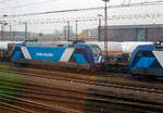 Die 101 133-7 / TCS 103003 (91 80 6101 133-7 D-TCS) der TCS - Train Charter Services B.V., 's-Hertogenbosch (Niederlande) ist am 21 Januar 2025 beim Hbf Münster (Westfalen) abgestellt, die ich