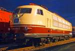   Die 103 226-7 am 14.06.2014 im DB Museum Koblenz-Lützel.