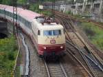 103 113-7 mit ÖBB IC fährt am 14.09.2014 aus Ulm aus.
