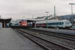 DB: Historische Aufnahme aus dem Jahre 2001, als der Bahnhof Lörrach noch von der DB bedient wurde.