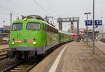 Die B�gelfalten E 10  die 110 292–0 (91 80 6110 292-0 D-GfF) der Gesellschaft f�r Fahrzeugtechnik mbH (bzw.