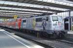 Am 25 Mai 2012 feiert 111 027 das 850.Jahrejubiläum Münchens in München Hbf.