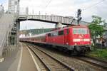 Am 1 Juni 2012 verlässt 111 127 Bingen am Rhein.