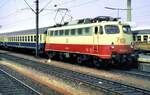 112 503-8 mit Interzonenzug nach Berlin in Hannover am 11.07.1982.