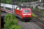 120 159-9 mit ic in Ulm am 09.06.2012.