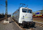   Die 139 558-1  Albert Jonker  (91 80 6139 558-1 D-RADVE) der RailAdventure GmbH (München) fährt am 09.04.2017, mit der 187 002-1 (eine TRAXX F160 AC3 LM) am Haken, durch den Bahnhof