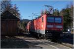 Ein letzter Nachschuss auf die 143 312-7 als Abschiedsbild dieser Lok-Baureihe auf der H�llen- und Dreiseen-Bahn.