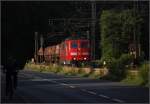 Fast zur G�nze unbearbeitet macht die 151 155-9 eine gute Figur auf der Main-Weser-Bahn bei C�lbe.