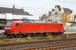   Zuvor konnten wir sie in Betzdorf/Sieg sehen aber nicht fotografieren, als sie dort einen Güterzug dort abstellte.