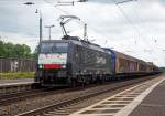   Die an die Captrain vermietete MRCE Dispolok ES 64 F4-111 bzw.