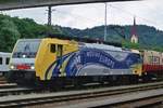 Werbelok 189 912 steht am 19Mai 2010 in Kufstein.
